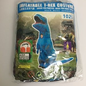 Inflatable T-Rex Teen Costume. Size Small. New